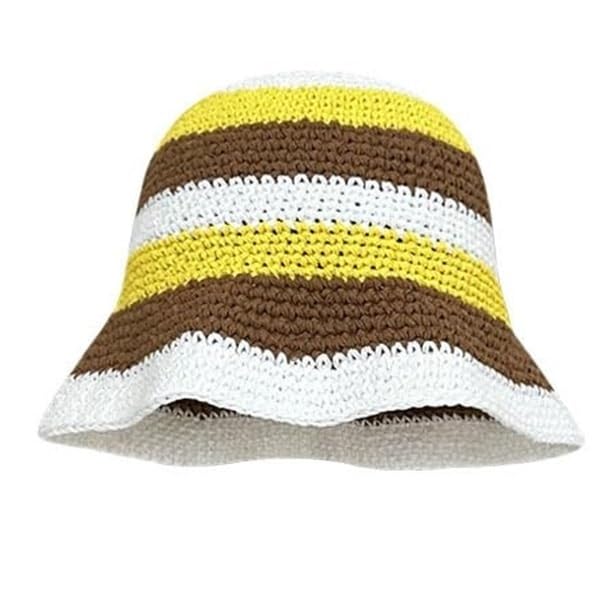 Chapeau seau en crochet confortable pour protéger vos cheveux avec style au printemps