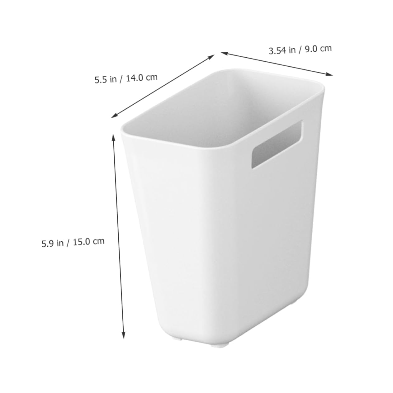 IMIKEYA Soporte Remoto de Pared Blanco Pp 4 Piezas para Hogar