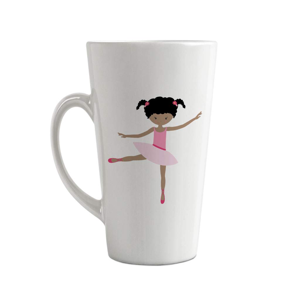 Amazon.com: Ceramic Custom Latte Coffee Mug Cup Ballerina Dance 1 Leg Bl B  Girly Tea Cup 17 Oz Design Only : Home & Kitchen