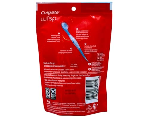 Colgate Max Fresh Wisp cepillo de dientes pequeño que limpia sin agua 3