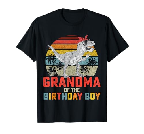 Grandma Dinosaure of the Birthday Boy Famille assortie T-Shirt