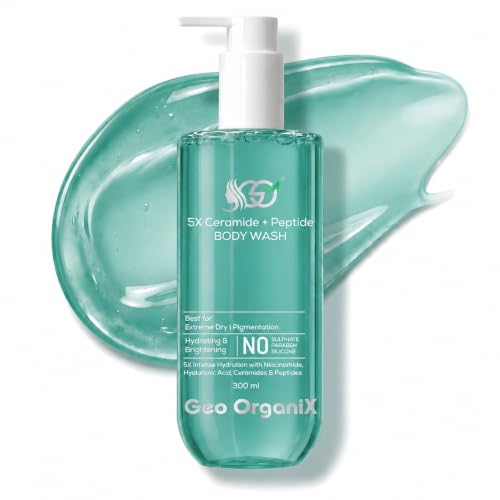 Image of 5X Ceramide + Peptide Hydrating Body Wash, 300 ml, Pack of 3