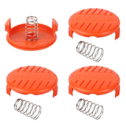 Fumanduo 4pcs Couvercle De Coupe-Bordure, Capuchon De Bobine De Rechange Couvercle De Bobine De Remplacement Bobine De Coupe-Couvercle De Bobine Avec 4pcs...