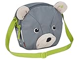 reflektierende Elemente VAUDE Brummel, Umhängetasche in Grizzly-Optik Kinder-Rucksack, 19 cm, Heron