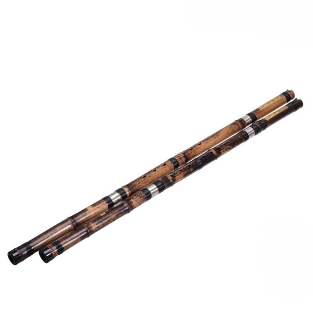 Xiao profesional de bambú morado, instrumento de viento de madera de tres secciones, rendimiento de práctica para principiantes, instrumento étnico clave G/F de 8 agujeros (tecla F)