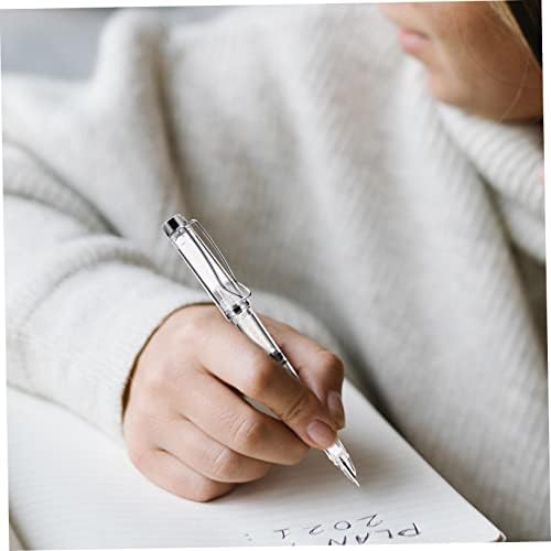 NUOBESTY 2 adet mürekkepli kalem, kaligrafi kalemi, doldurulabilir, öğrenciler için, dolma kalem, yazı gereçleri, sağlam, kullanışlı, taşıması kolay - Görsel 5