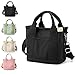 Damen Henkeltaschen Canvas Umhängetasche Tasche Mit Vielen Fächern Handtasche Schultertasche Casual Tragetasche Tote Beutel Henkeltasche für Arbeit Schule Reise Shopper (Schwarz) Damen Schwarz günstig Kaufen-Damen Henkeltaschen Canvas Umhängetasche Tasche Mit Vielen Fächern Handtasche Schultertasche Casual Tragetasche Tote Beutel Henkeltasche für Arbeit Schule Reise Shopper (Schwarz)