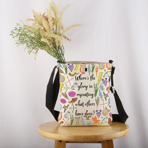 UJIMS Heroes of Olympus Inspired Gift PJ Quote Blood Horse Crossbody Bag PJ Movie Fan Gift3