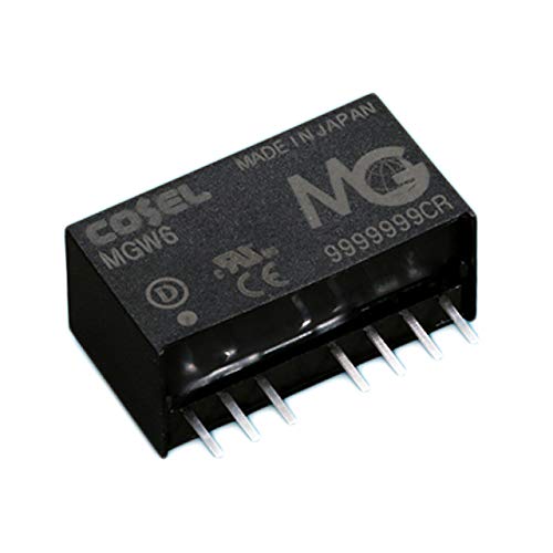 MGW60512, Isolated DC/DC Converters - Through Hole 6W 4.5-9Vin .25A +/-12 or 24Vout TH