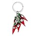 GORBUS New Small Keychain Fashionable Personality New Red Pepper Chili Charm Keychain New Homeowner Jewelry for Women Men Teens