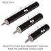 Viking Pool Cue Joint Extension, Pool Cue Extender, Pool Cue Extension (4” Black Color) No Tools Needed, Extends Cue While Maintaining Balance