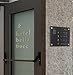 Office Door Plate, 8.5 x 11-Inch (Black)