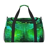 Magischer Pilz-Aufdruck, Alltags-Utensilien, große Kapazität, Handtasche für Wochenendausflüge