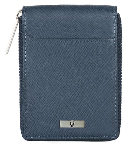Image of WildHorn Rfid Protected Leather Wallet For Men,blue