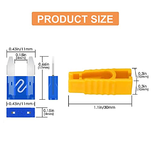 Kit Mini Fusibili per Auto, Bst4U 145PCS Mini