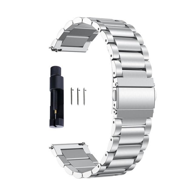 Bracelet montre acier de 20mm parfait pour le quotidien