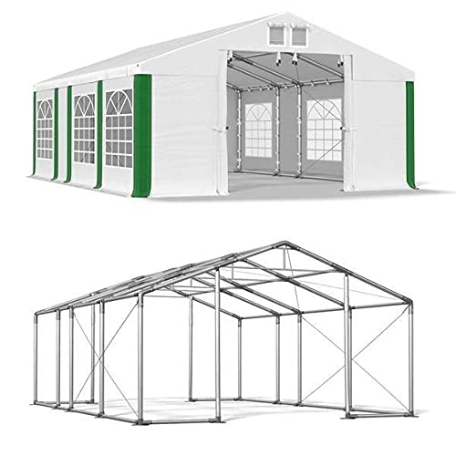 Partyzelt 5x10 M – Wasserdicht, Robust & Einfach Aufzubauen, Mit PVC-Plane 560 G/m²