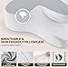 DONAMA Cervical Neck Pillow for Pain Relief,Odorless Contour Memory Foam Pillows with Cooling Pillowcase Cozy Sleeping, Orthopedic Ergonomic Bed Pillows for Side Back Stomach Sleepers
