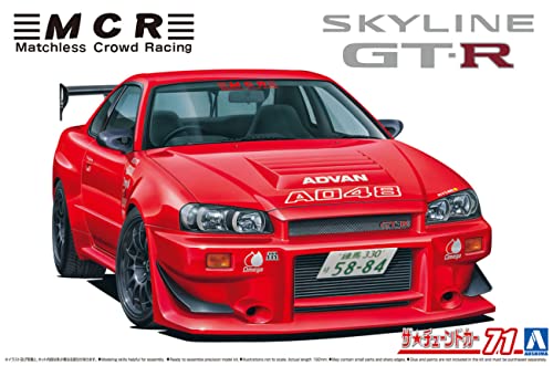 Maqueta Aoshima Skyline GT-R BNR24 1:24 miniatura 4