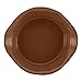 Rachael Ray Cucina Stoneware 1.5-Quart Round Baker, Mushroom Brown