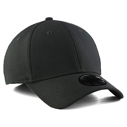 New Era Blank Custom 39Thirty Stretch-Fitted Cap Graphite #TOP2