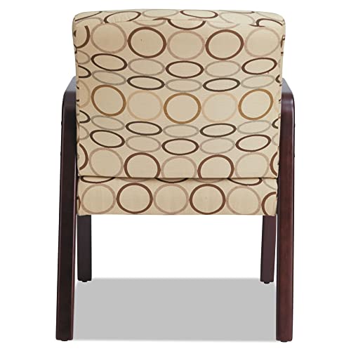 Alera Alerl4351M 24.21 In. X 26.14 In. X 32.67 In. Wl Series Reception Lounge Guest Chair - Tan/Mahogany #TOP4