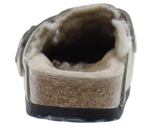 Image of Birkenstock Boston VL Shearling Narrow Unisex Shoes | Casual Shoes