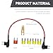 Cuymoap Car TIPM Bypass Cable, 14 AWG Wire 20 AMP Fuel Pump Relay Connector, Temporary Power Supply Fuse Adapter, Compatible with Dodge Ram 1500 2500 3500 Chrysler VW Grand Wrangler (Multicolored)
