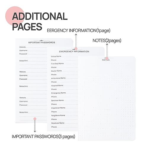 Stilip Address Book with Alphabetical Tabs - Large Print Hardcover for Organizing Contacts, Handy Size Small Address Book for All Your Important Information in One Place - Rose Gold