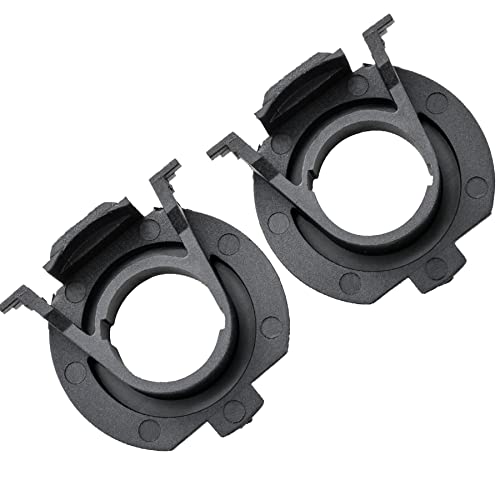 H7 LED Adaptador, OUSHI H7 Soporte de Faro H7 Clip de Retenedores de Bombilla LED H7 para Land Rover Discovery Ford Focus 2017 Fiat 500 MK3 MK35 (Con Llave de Instalación del Adaptador H7) Cover