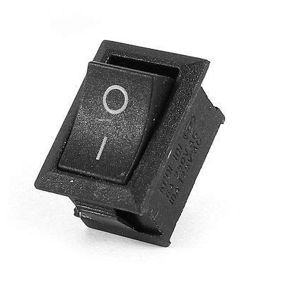 Interrupteur à bascule 2 positions 6A 250V ON OFF avec commutateur 2 broches