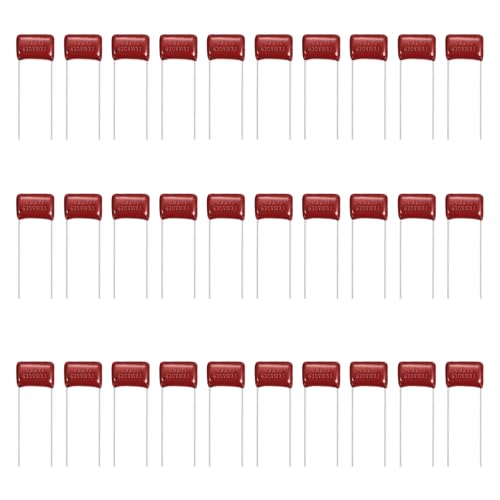 Condensateur polypropylène métallisé CBB22 630V 103J 0.01uF rouge MECCANIXITY électronique