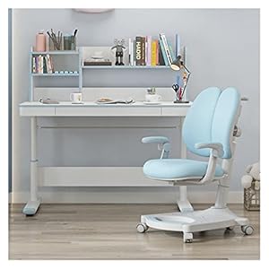 Bureau met plank Children’s Study Desk Hef Desk Student Bureau Huishoudelijke Instelbare Tafel en Stoel Set Studiebalie witte computer bureau (Size : 80cm)