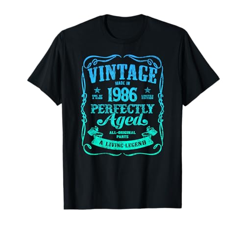39th Birthday Classic Born In 1986 Original Vintage T-Shirt