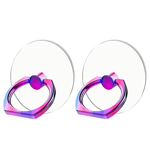 Support téléphone portable anneau transparent pour selfie et vidéo en déplacement