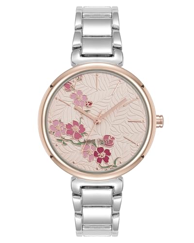 Nine West NW/3113 Floral Dial Bracelet Watch