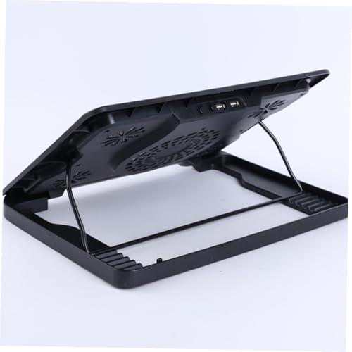 Base ajustable para laptop con 5 ventiladores y USB miniatura 2