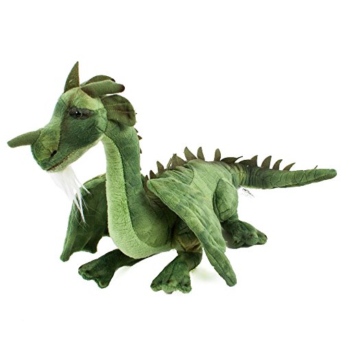 Preisvergleich Produktbild Teddys Rothenburg Kuscheltier Drache 46 cm grün stehend Plüschdrache Plüschtier