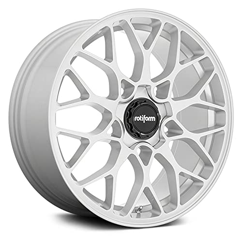 Rotiform SGN Custom Wheel - 20x10.5, +40 Offset, 5x114.3 Bolt Pattern, 72.7mm Hub - Gloss Silver Rim