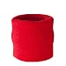 Suddora Wrist Sweatband - Athletic Cotton Terry Cloth Wristband for Sports (Red)(1 Piece)