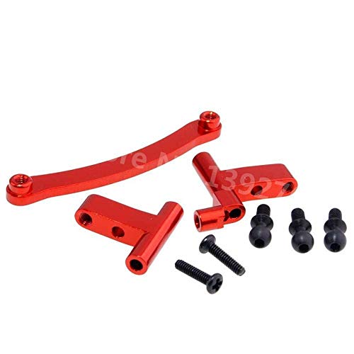 S Alum. Alloy Steering Servo Saver Complete For 1/18 Scale Revel 24540 Scorch Dromida Bx/mt/sc4.18 Truck - (color: Red)