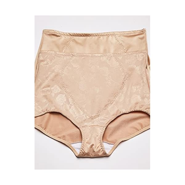 Bali-Womens-Jacquard-Mesh-Tummy-Panel-Firm-Control-Shapewear-Brief-2-Pack-Fajas-DFX710 Bali womens Jacquard Mesh Tummy Panel Firm Control 2-pack Fajas Dfx710 shapewear briefs, Nude/Nude Deluster, 3X-Large US