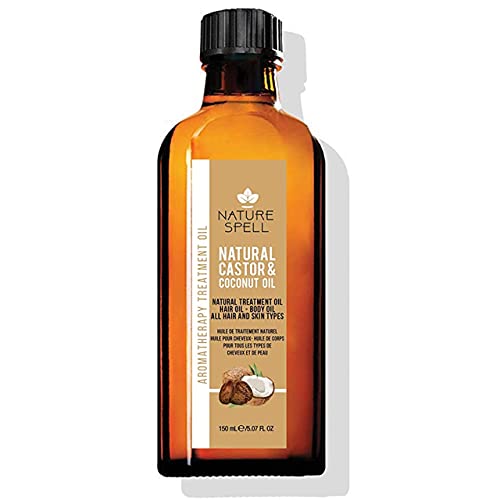 Aceite de tratamiento de coco para cabello y cuerpo, 150 ml, de Nature Spell Cover