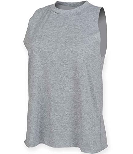 Chaleco de cuello alto COOZO cuero gris XS con acabados de alta costura