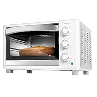Cecotec Forno elettrico da tavolo Bake&Toast 2300 Bianco 1500 W, multifunzione, capacit&agrave; di 23 litri, timer, temperatura regolabile e porta a doppio vetro, bianco