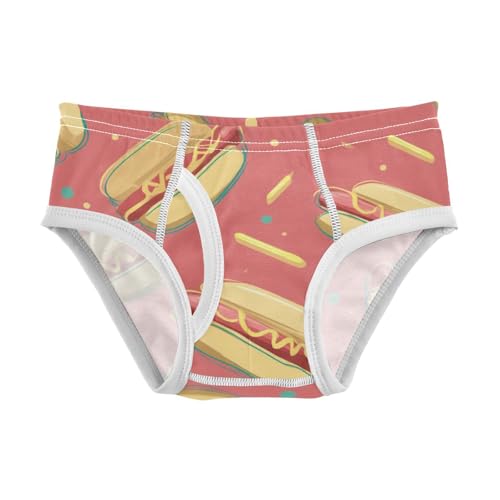 KLL Hot Dog Seamless Baby Boys Comfort Underwear Cute Children Undies