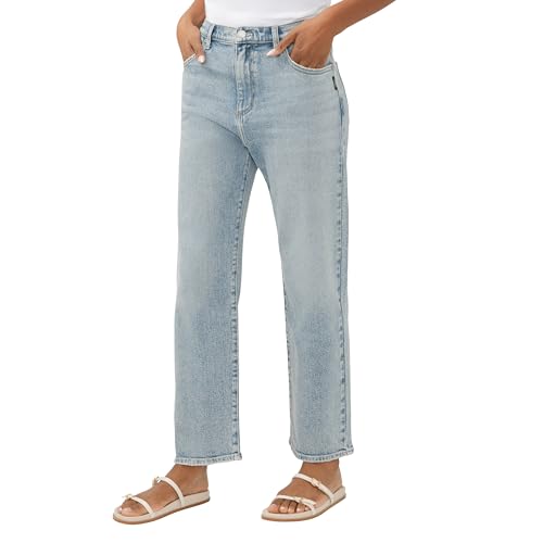 Silver Jeans Co. Women's 90s Mid Rise Relaxed Straight Leg Jeans2