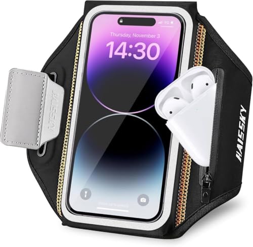 Sportarmband Handy Armbandhalter mit Reißverschlusstasche zum Laufen Running Armband für iPhone 16/15 Pro Max/14/13/12/11 Galaxy S23 /S22/Huawei P50 Pro/P40 Pro Handy Armband Joggen Mit Karten Halter Sportarmband Handy Armbandhalter mit Reißverschlusstasche zum Laufen Running Armband für iPhone 16/15 Pro Max/14/13/12/11 Galaxy S23 /S22/Huawei P50 Pro/P40 Pro Handy Armband Joggen Mit Karten Halter