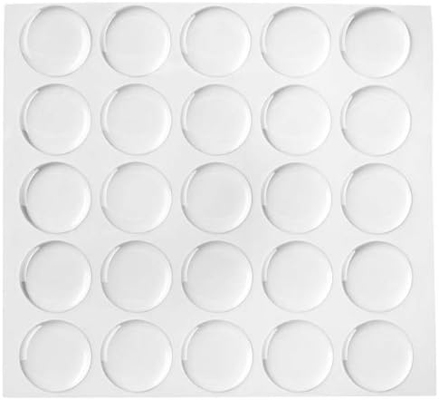 Beadaholique 200-Piece Epoxy Stickers for Bottle Cap Pendants, 1-Inch, Clear