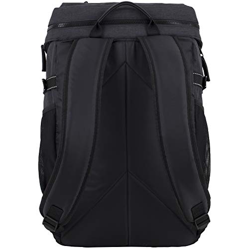 Fuel Retreat Backpack With Top Loading Insulated Cooler Pocket, Black Chambray #TOP3